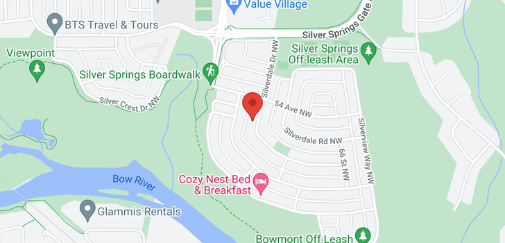map of 5451 Silverdale Drive NW